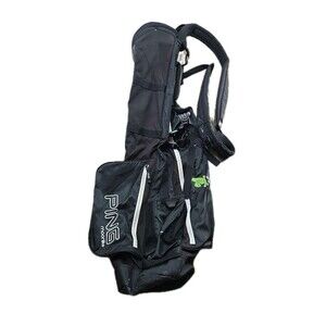 PING Moonlite Sunday Black Carry Shoulder Golf Bag "The Country Club" Brookline